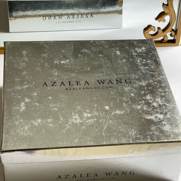 AZALEA WANG Bavani Rhinestone Silver and White Western Boot New in Box Sz 10 - Picture 12 of 12